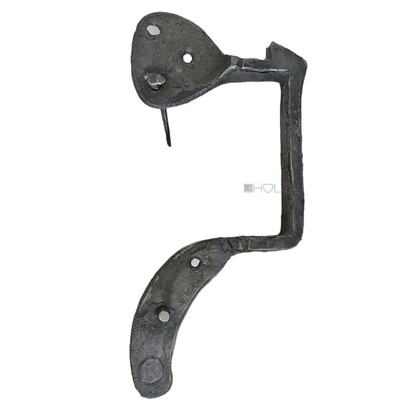 Tür Kastenschloss antik Riegelfalle geschmiedet alt 142/53mm