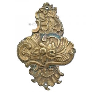 Großer Türknauf antik floral neo barock Türgriff alt 87mm