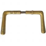 Türdrücker Jugendstil Avantgarde Streifen alt 15mm 8er Vk