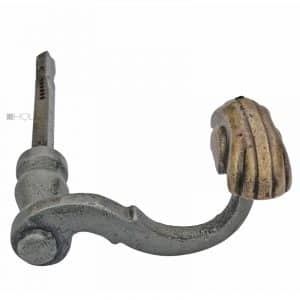 Türdrücker Posthorn Eisen Messing Türklinke 16.4mm 8er Vk