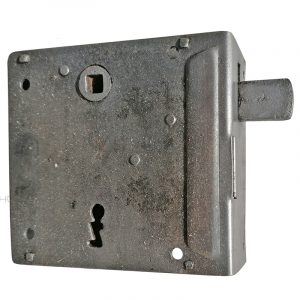 Tür Kastenschloss 1920er Industriedesign alt links 66/8/62