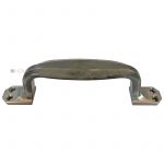 Großer Schubladengriff Art Deco alt Zinn 16cm