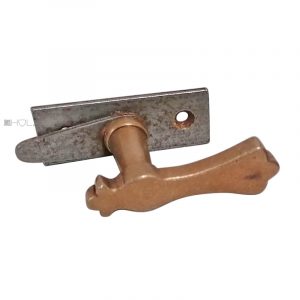 Fenster Halbgriff Fensterolive antik Einreiber 11mm