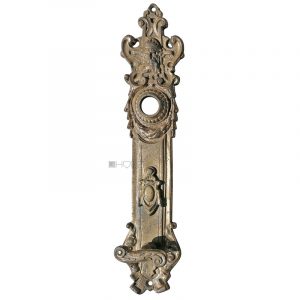 Langschild antik Gründerzeit Ritter alt 16.6mm 72