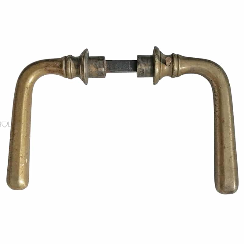 Türdrücker antik Biedermeier polygon alt Türklinken 16.1mm 9er Vk