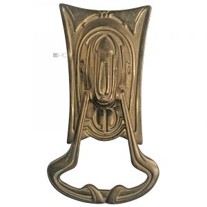 Ziehklinge antik Jugendstil floral alt Hausklingel 195mm