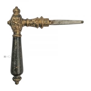 Prächtiger Türdrücker antik Kastenschloss alt 17mm 7.5er Vk