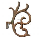 Bronze Teil antik Kerzenhalter Wandleuchter etc. 10.5cm
