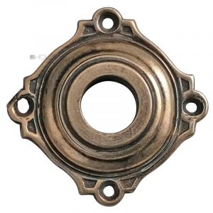 Drückerrosette antik Gründerzeit Wulst alt Türdrücker 16.6mm