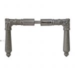 Türdrücker antik Eisen Jugendstil alt 18.8mm 8er Vk