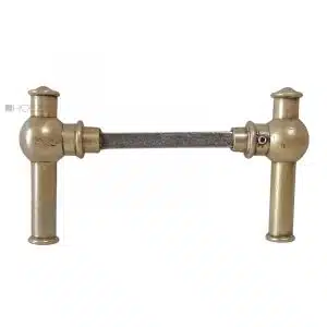Türknauf Garnitur antik Biedermeier alt Türgriffe 12.6mm 8er Vk