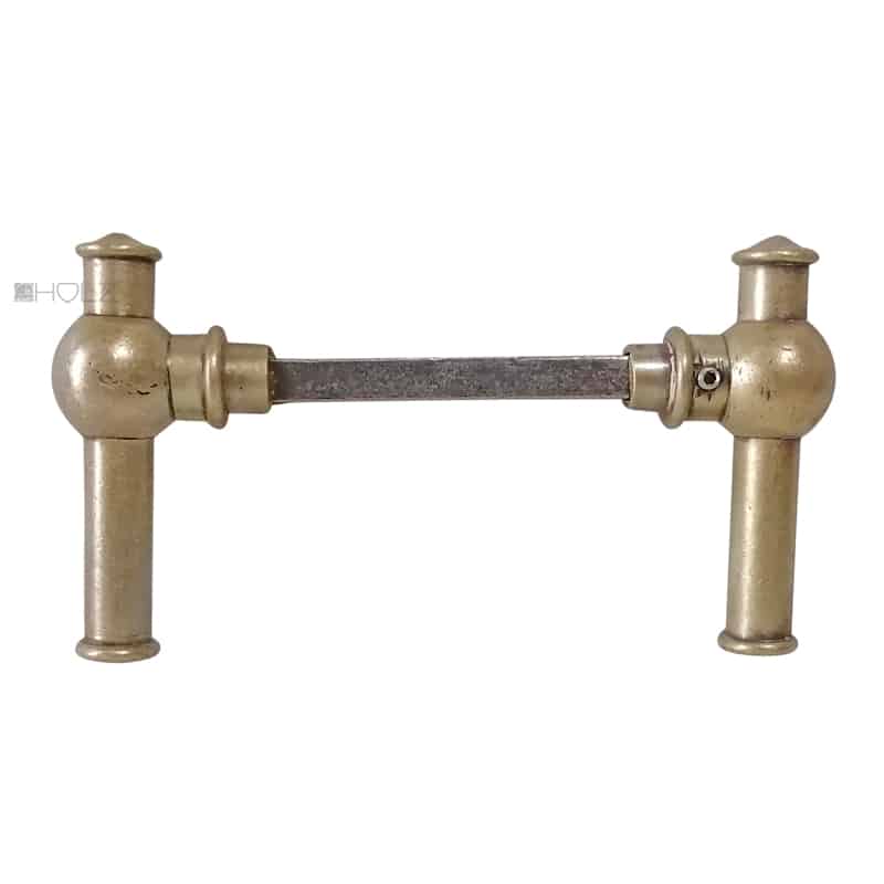 Türknauf Garnitur antik Biedermeier alt Türgriffe 12.6mm 8er Vk