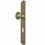 Türknauf Jugendstil Wien alt Langschild Tür 72mm