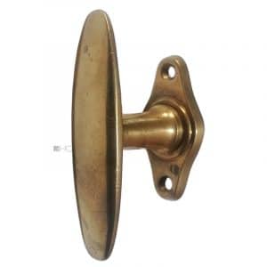 Fensterolive alt Avantgarde Messing oval Fenstergriff 84/42/43