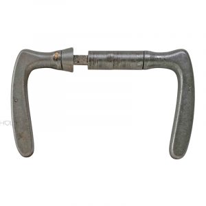 Türklinken Kastenschloss 1920er alt Türdrücker Eisen groß 20.3mm 9er Vk