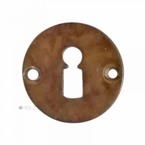 Schlüsselrosette Tür Jugendstil Bauhaus Schlüsselschild alt rund 43mm