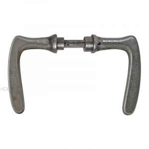 Türdrücker Eisen 1920er Türgriffe Türklinken alt 18.8mm 9er Vk