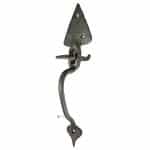 Tür Schnappriegel geschmiedet alt Türriegel Daumenriegel 31cm