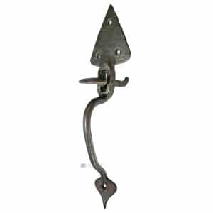 Tür Schnappriegel geschmiedet alt Türriegel Daumenriegel 31cm