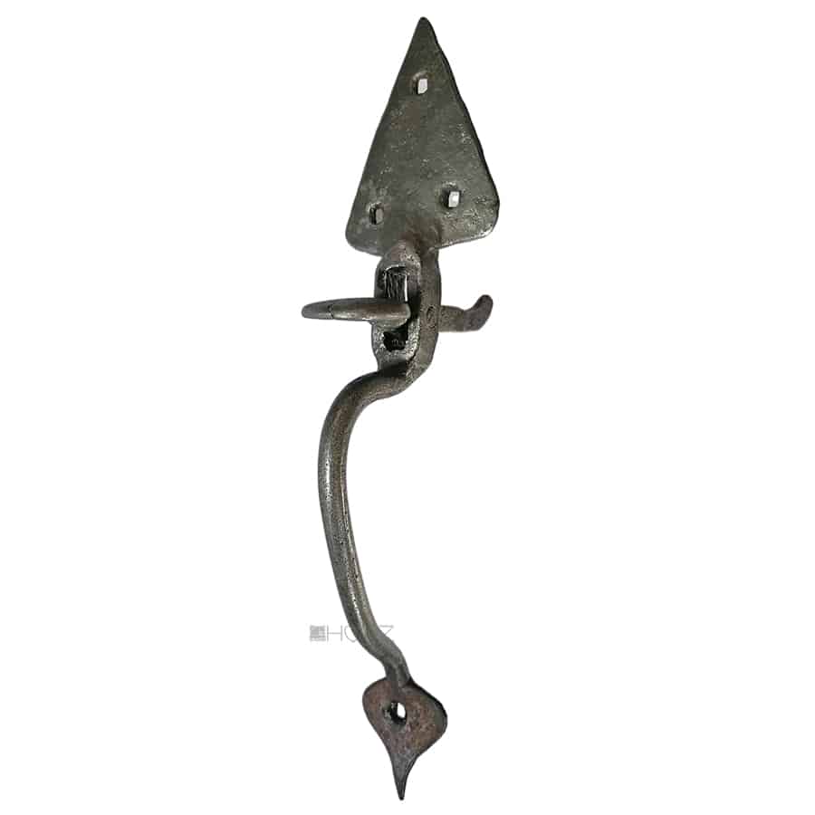 Tür Schnappriegel geschmiedet alt Türriegel Daumenriegel 31cm
