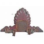 Mauer Sturz Tür Supraporte Eisen antik alt Palmette 43cm