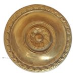 Möbel Bronze Rosette antik Blüte Empire Beschlag 67mm