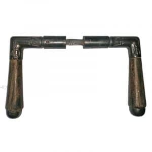 Türdrücker antik Jugendstil Eisen Türklinken alt 18.5mm 8er Vk