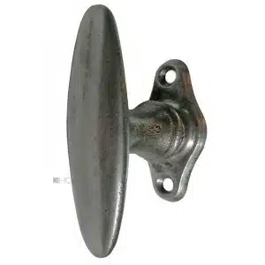 Fensterolive alt 1920er Stahl Fenstergriff Eisen 84/49/43