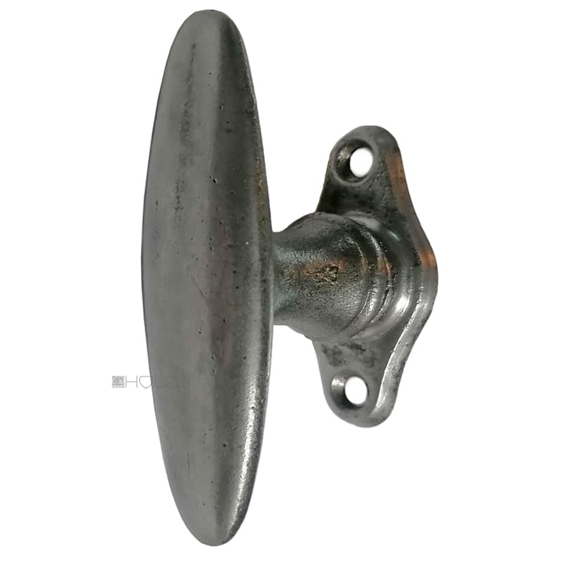 Fensterolive alt 1920er Stahl Fenstergriff Eisen 84/49/43