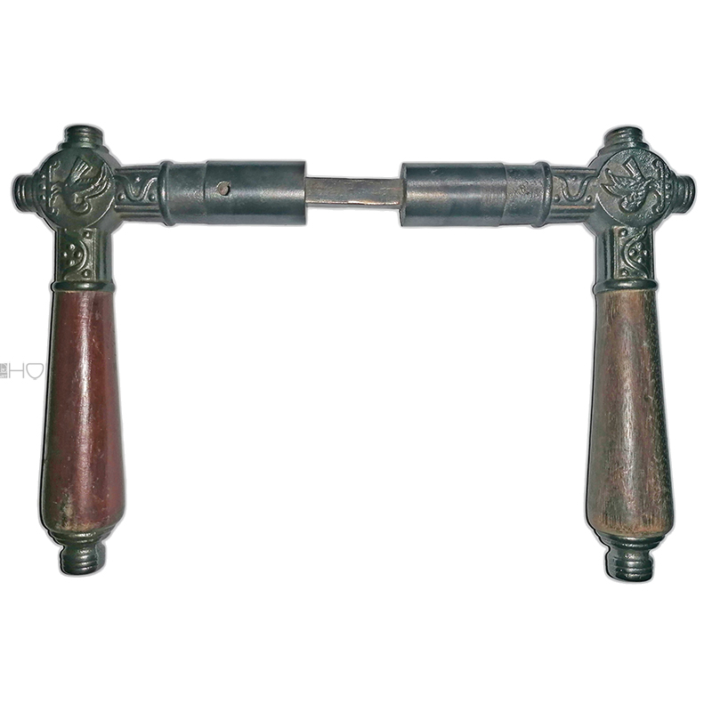 Türdrücker Jugendstil Eisen Taube alt Türklinken 18.8mm 8er Vk