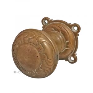 Jugendstil Türknauf Türgriff alt floral Tür Ziehgriff 51mm