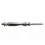 Steg 85 mm silber
