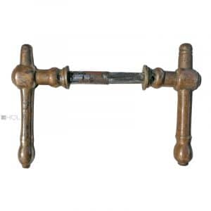 Türdrücker Biedermeier antik Messing Türklinken alt 7er Vk