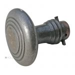 Türknauf Jugendstil Eisen Ziehgriff alt 46/8er Vk