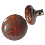 Türknauf Art Deco 1930er alt Kunsthorn Türgriff 57mm 7er Vk