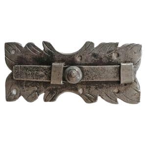 Schieberiegel antik geschmiedet alt ziseliert 13cm