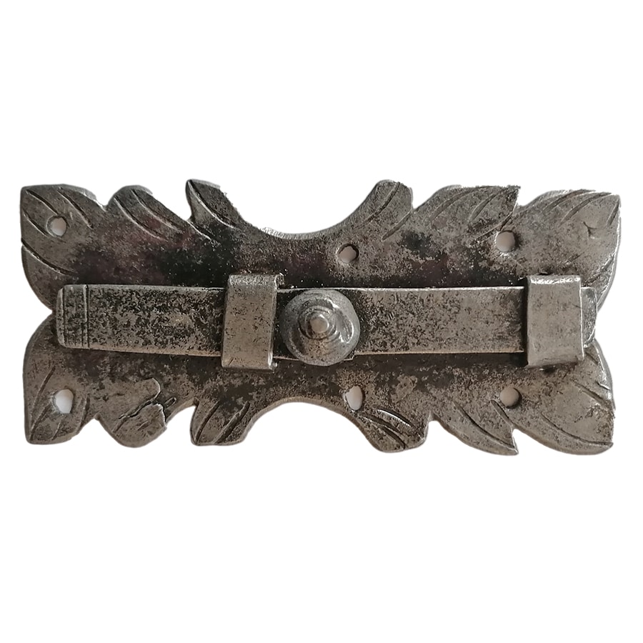 Schieberiegel antik geschmiedet alt ziseliert 13cm