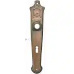 Langschild Jugendstil alt floral Türdrücker 50x240-15.5x70