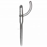 Großer Zirkel geschmiedet Eisen Handzirkel alt antik 45cm