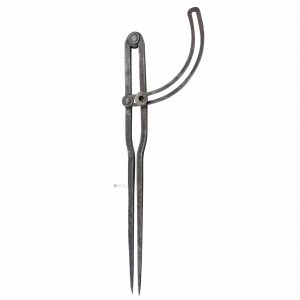 Großer Zirkel geschmiedet Eisen Handzirkel alt antik 45cm