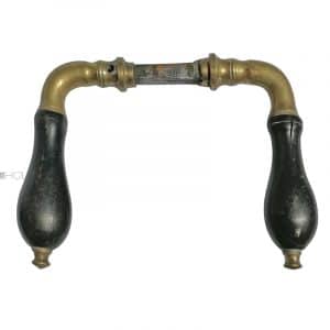 Türdrücker antik Jugendstil Ebenholz alt Türklinken 15.4mm 9er Vk