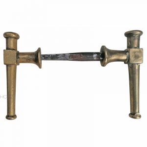 Biedermeier Türdrücker Würfel alt Türklinken antik 6.5er Vk