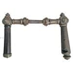 Türdrücker antik Würfel Blüte alt Gründerzeit 16.5mm 8/9er Vk