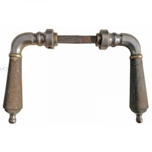 Türdrücker Jugendstil alt Stutsen Türklinken polygon vernickelt 16.5mm 8er Vk