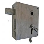 Tür Kastenschloss antik Türschloss alt rechts 65/9/63