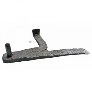 Großer Mauer Torkloben geschmiedet alt antik links 34cm 17.5er Dorn