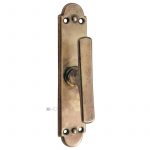 Basküle Fenstergetriebe Wiener Jugendstil alt antik 77-31x147mm