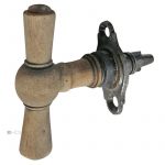 Fenster Horngriff Fensterolive antik Horn alt 85/60/43