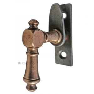 Fenster Halbgriff Fensterolive Fenstergriff Würfel antik alt Einreiber 10mm