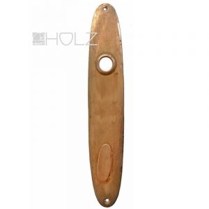 Tür Langschild alt Avantgarde 1920er oval 43x233-16.3x113